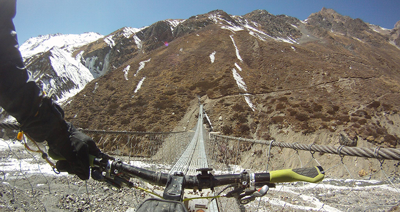 Mountain biking in Nepal