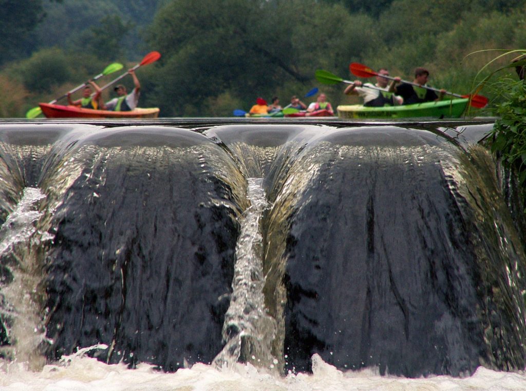 Kajak Slowenien Soca Fluss Triglav Nationalpark