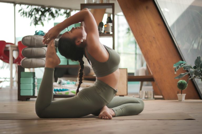Yoga Matte Test Pose